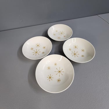 Set of 4 Star Glow Royal China Bowls 