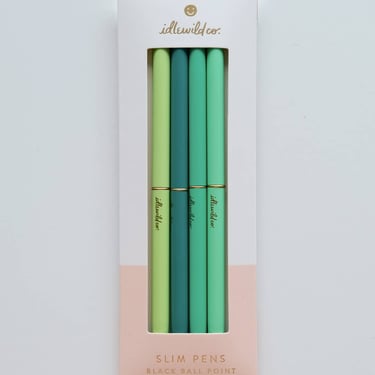 Emerald City Slim Pen, Set of Four