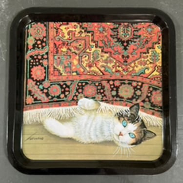 Cat Metal Tray