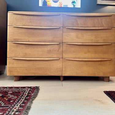 Heywood Wakefield ‘Encore’Double Dresser in natural finish 1950s