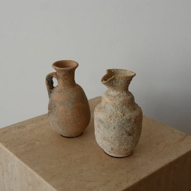 Vintage Ceramic Vessel, a pair 