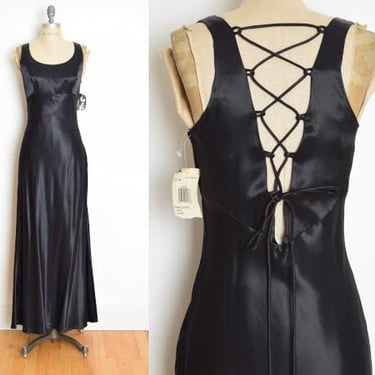 vintage 90s Y2K prom dress JUMP black | Hunca Munca Vintage - Chicago, IL |  ATTIC