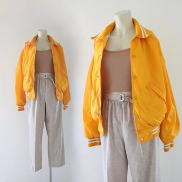 marigold bomber jacket - m - 