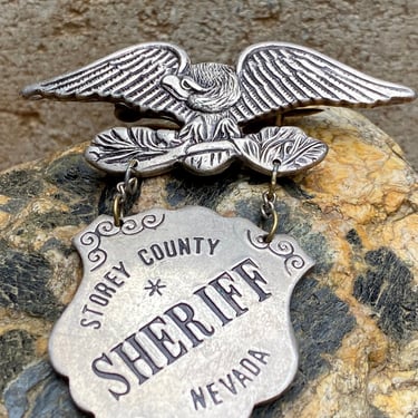 Vintage Story County Nevada Sheriff Badge 