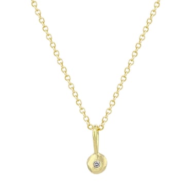 Nikki Nation | Diamond Drop Necklace on 14kg Chain