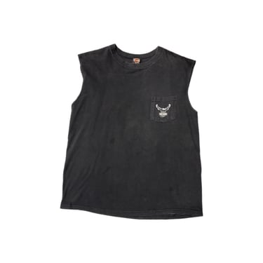 Sleeveless Black Harley Davidson Maryland T-Shirt 122422LF