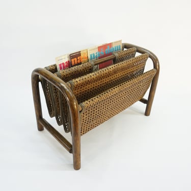 Vintage Magazine Stand / Thonet Style  / Wooden Magazine Stand / Magazine Rack / 60s Stand / Retro Magazine Holder / Retro Rack / MCM/ Cesca 