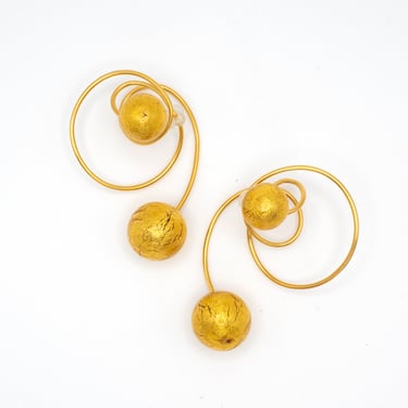 JAR Carnaval a Venise Earrings in Gold-Tone Titanium and Murano Glass