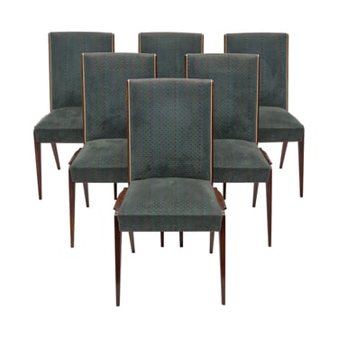 Mid Century Set of Five Dining Chairs