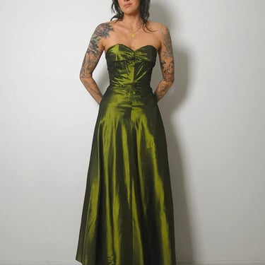 1950's Fred Perlberg Ruched Gown