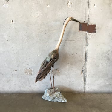 Vintage Bird Sculpture by &quot;Don Maxwell&quot;