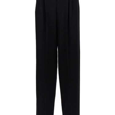 Saint Laurent Women Grain De Poudre Pants