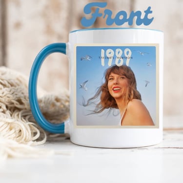 Taylor =1989 Mug with Blue Handle