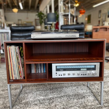 Mid Century Danish Rosewood Audio Cabinet Designed by Jacob Jensen for Bang & Olufsen, c. 1970s