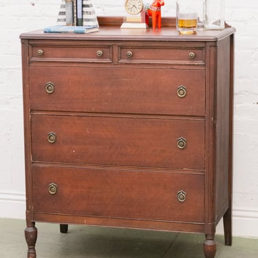 Antique Federal Highboy Dresser