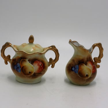 vintage Enesco creamer and sugar made in Japan 