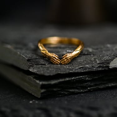 14K Gold Stronghold Contour Ring