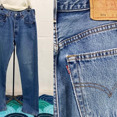 Vintage 501 Levi's Blue Jeans 31” Waist 34
