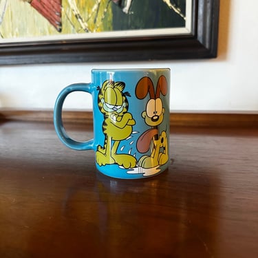 Vintage 1980s Garfield and Odie Coffee Mug 