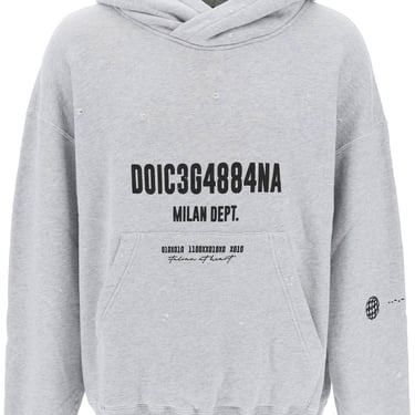 Dolce &amp; Gabbana Distressed-Effect Hoodie Men