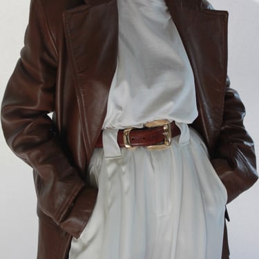 Incredible Vintage Leather Blazer