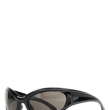 Balenciaga Unisex Black Acetate Dynamo Round Sunglasses