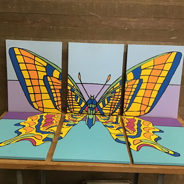 6 pc Butterfly Painting (Tacoma)