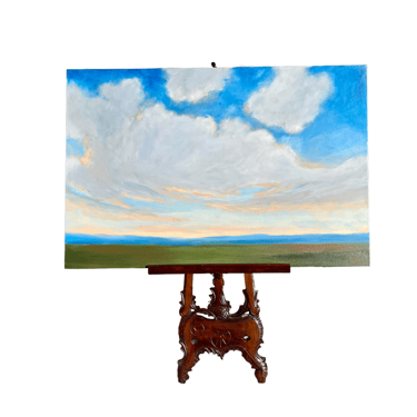 Carson Overstreet “Across the Blue Mountains” Acrylic on Canvas