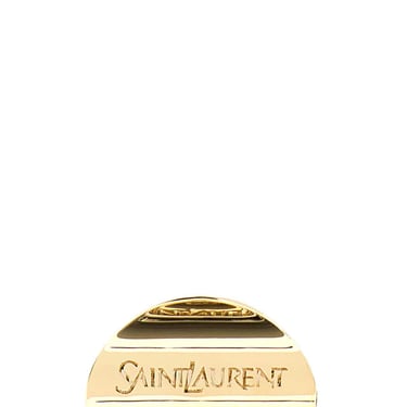 Saint Laurent Women Gold Metal Saint Laurent Hair Clip