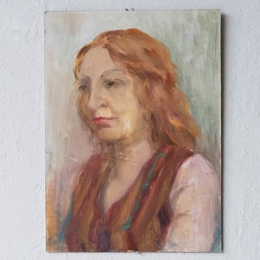 Madame Rouquine Portrait Oil Painting
