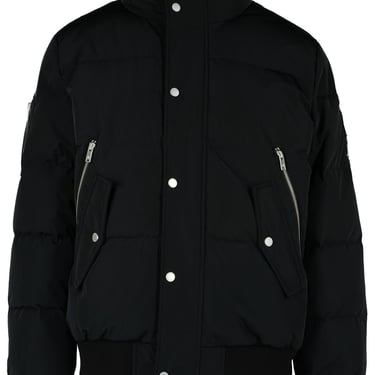 Moose Knuckles 'High Point' Black Polyester Bomber Jacket Man