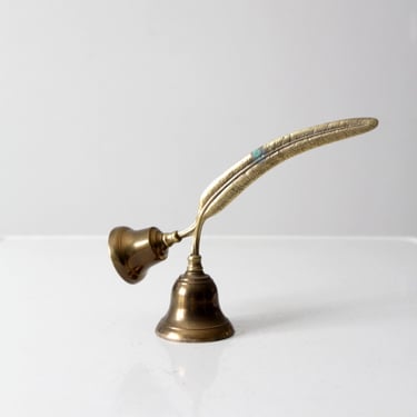 vintage English brass double bell 