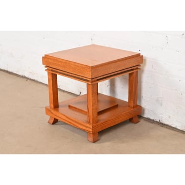 Frank Lloyd Wright Style Mission Oak Arts and Crafts Occasional Side Table