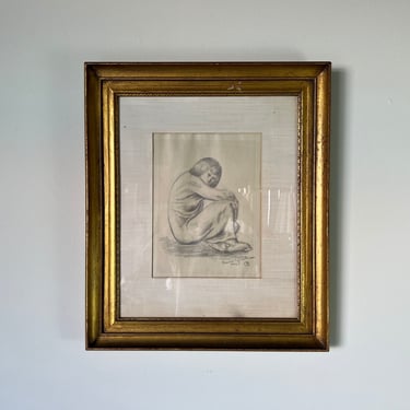 Maurice Glickman (American, 1906-1981) Drawing, Framed 