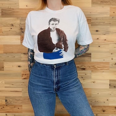 80's Vintage James Dean Tee Shirt T-Shirt 
