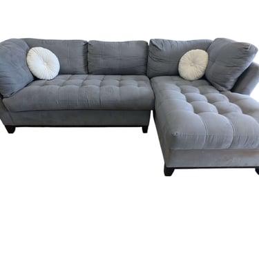 Cindy Crawford Grey L Sectional