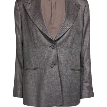 Giorgio Armani - Brown & Beige Double Button Blazer Sz 12