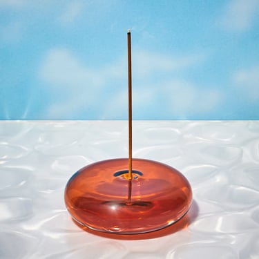 Bubble Glass Incense Holder