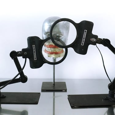 C. 1942  Articulating Magnifier Lamp 701