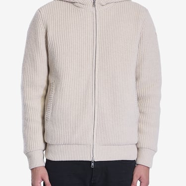 Moncler Men Reversible Jacket In Wool Blend