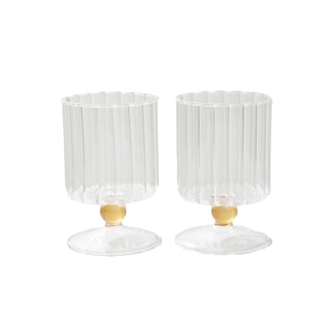 Pair of Short Stemmed Chalices 