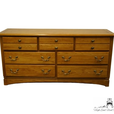 BASSETT FURNITURE Country French 66" Double Dresser 2050-237 - 47 Ash Finish 
