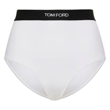 Tom Ford High-Waisted Underwear Briefs With Logo Band Women