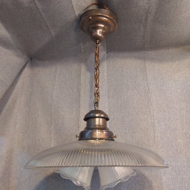 Vintage Pendant Light with Two Light Cluster