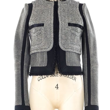 Balenciaga Deconstructed Cropped Jacket