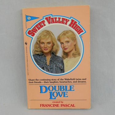 Sweet Valley High #1: Double Love (1983) by Francine Pascal - Vintage Teen Fiction Book 