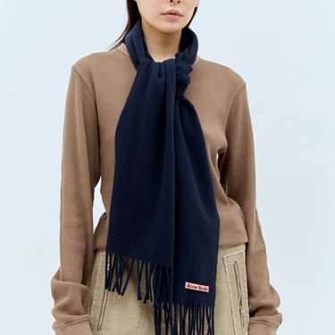 Acne Studios Women Fringe Wool Scarf