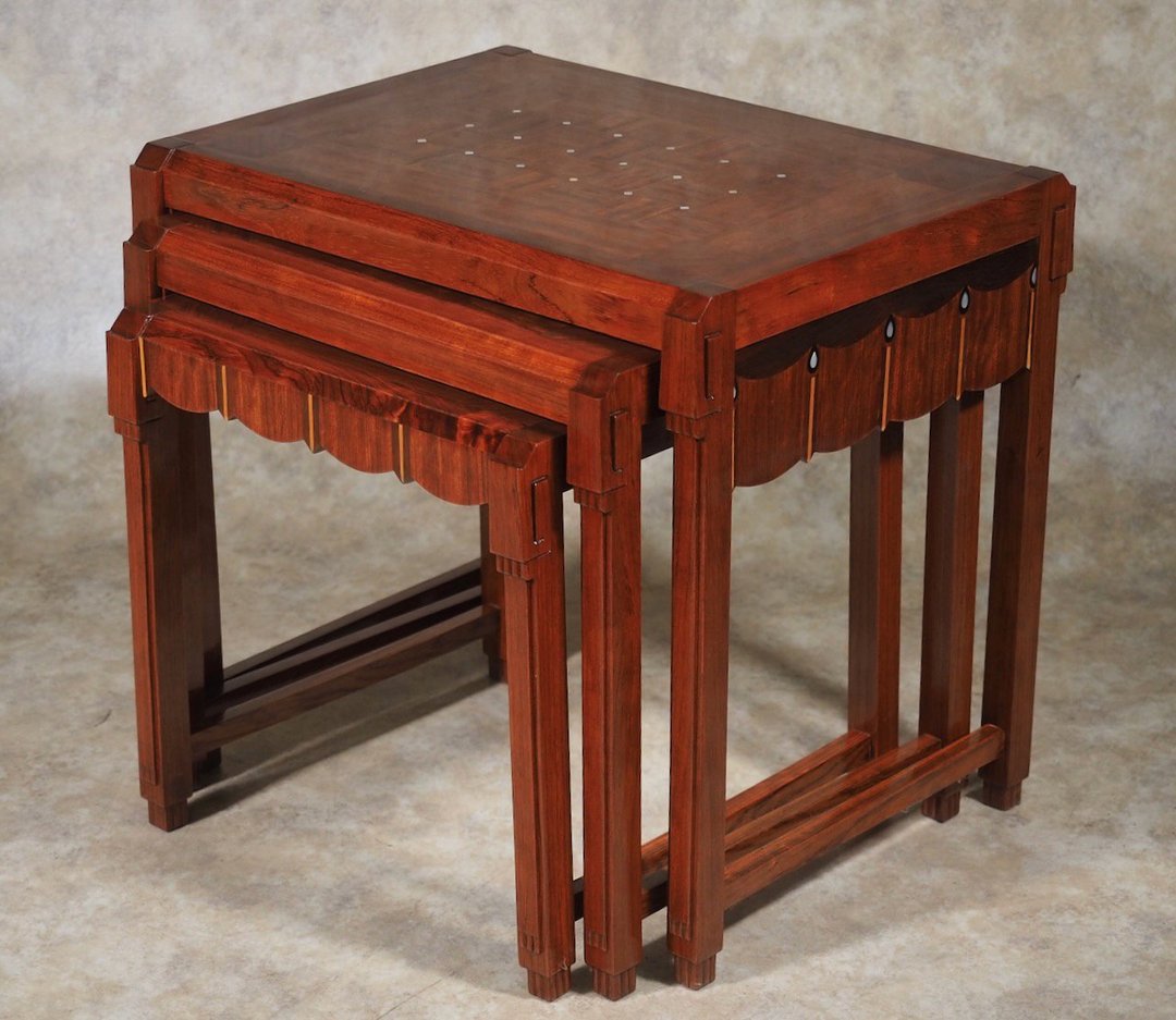 Jules Cayette set of stack tables (1725) Calderwood Gallery
