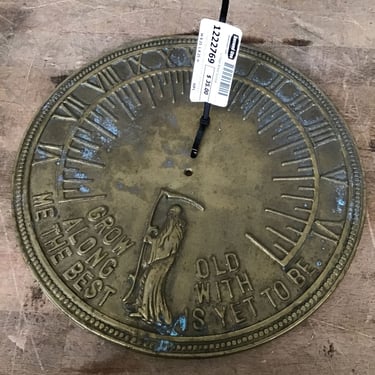 Vintage Brass Sundial (Seattle)