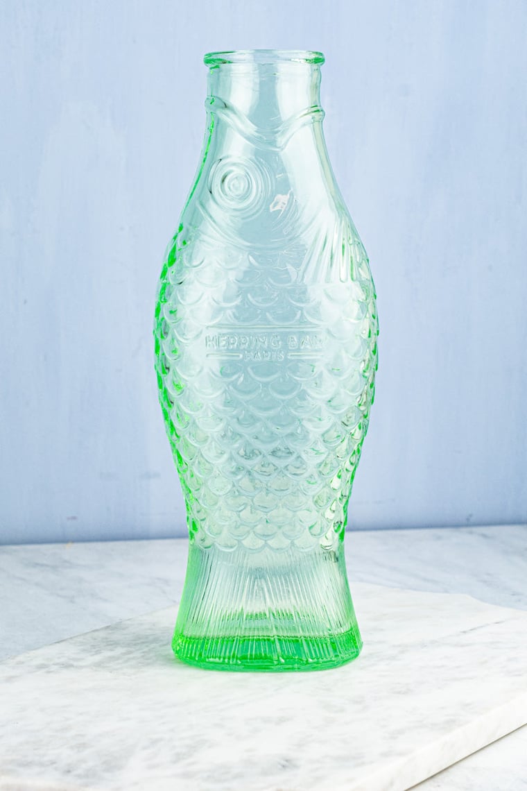 Green Glass Fish Carafe | Posh Chicago | Chicago, IL